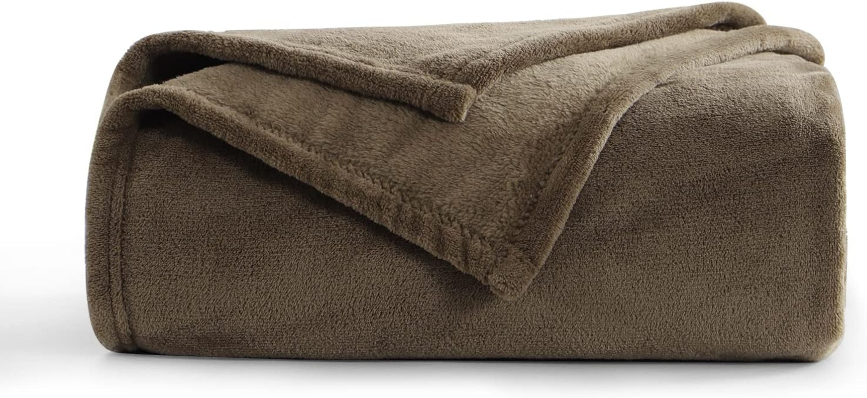 Aisbo Cuddly Deka Nadýchaná deka šedá - Fleecová deka 150X200 Cm XL zateplená deka na pohovku, útulná obývací deka Světle šedá Měkká jako deka do obývacího pokoje Deka na gauč na zimní postele a přikrývky Besuche den Aisbo-Store Hnědá 150 X 200 Cm