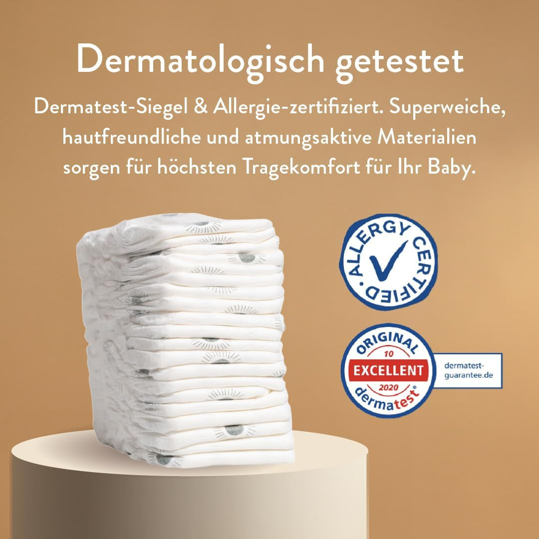 Push-up plenky, velikost 6 XXL (od 15 kg) - 1 sáček s 21 kusy - Bez škodlivých látek, ekologické, ultra ploché, pro noční použití - Vyrobeno v Dánsku