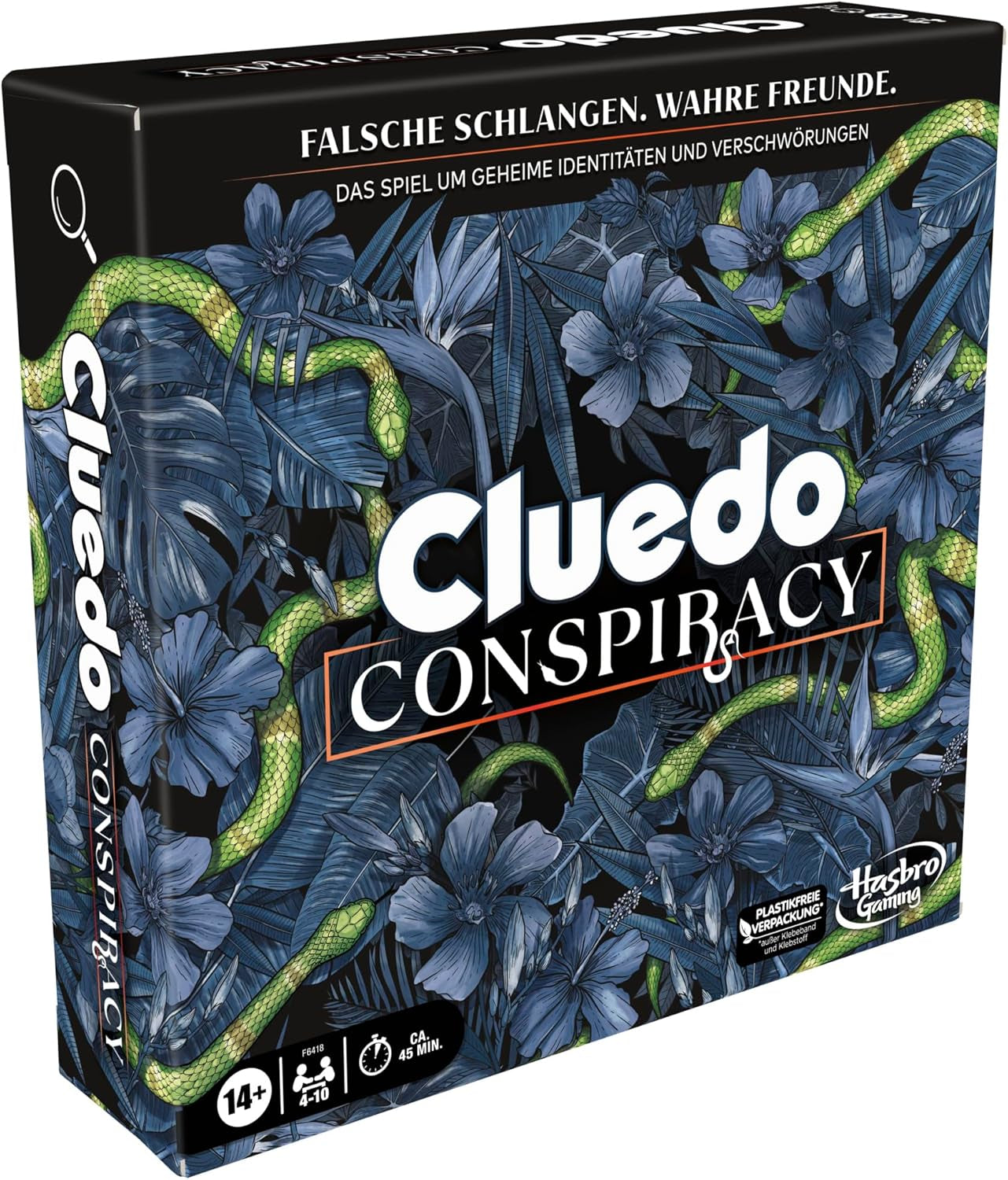 Desková hra Cluedo Conspiracy od Hasbro Gaming pro dospělé a dospívající, německá verze tajemné hry, pro 4–10 hráčů ve věku od 14 let