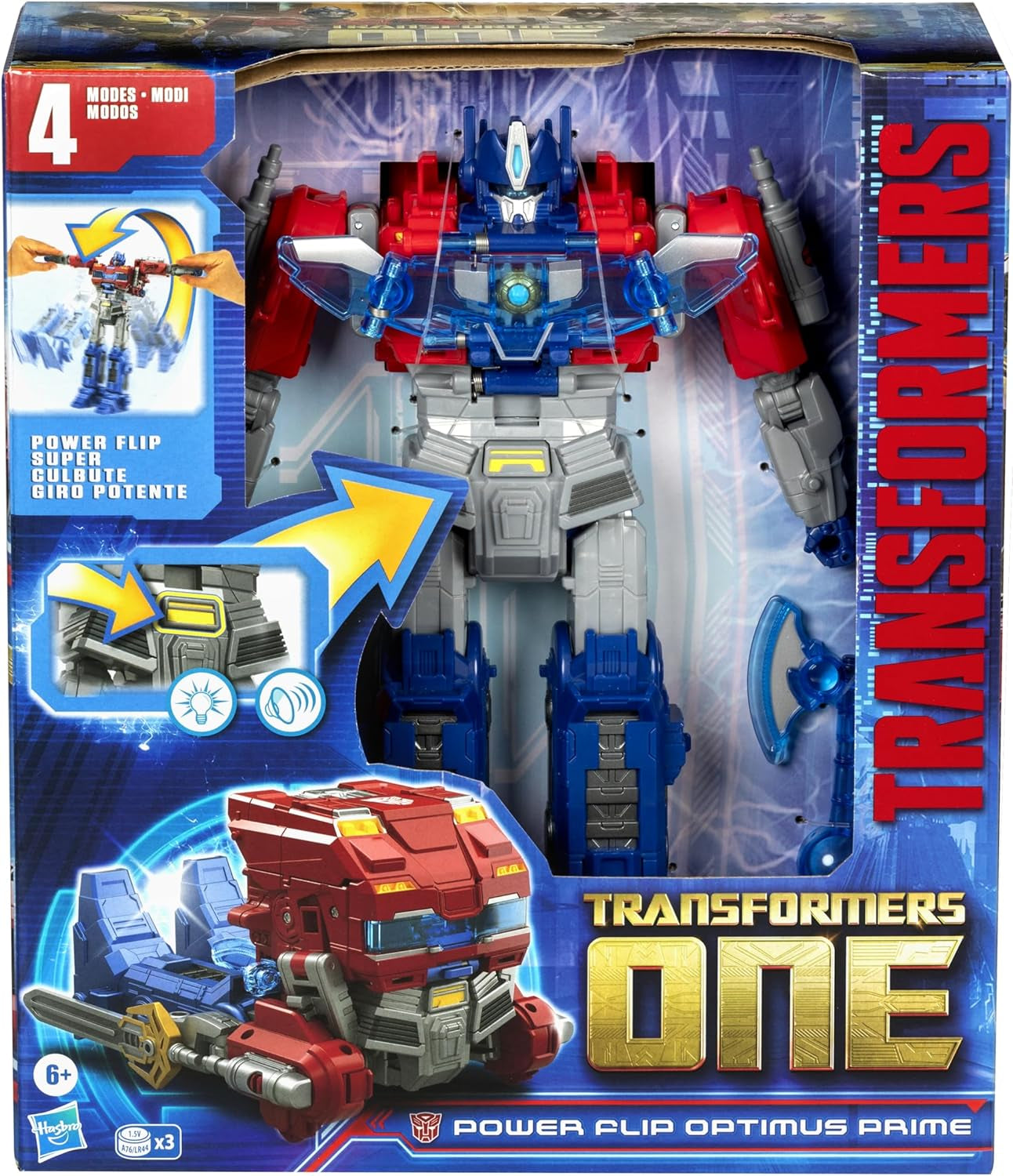 Interaktivní figurka Transformers One Power Flip Optimus Prime (Orion Pax) Akční figurky Naty Shop