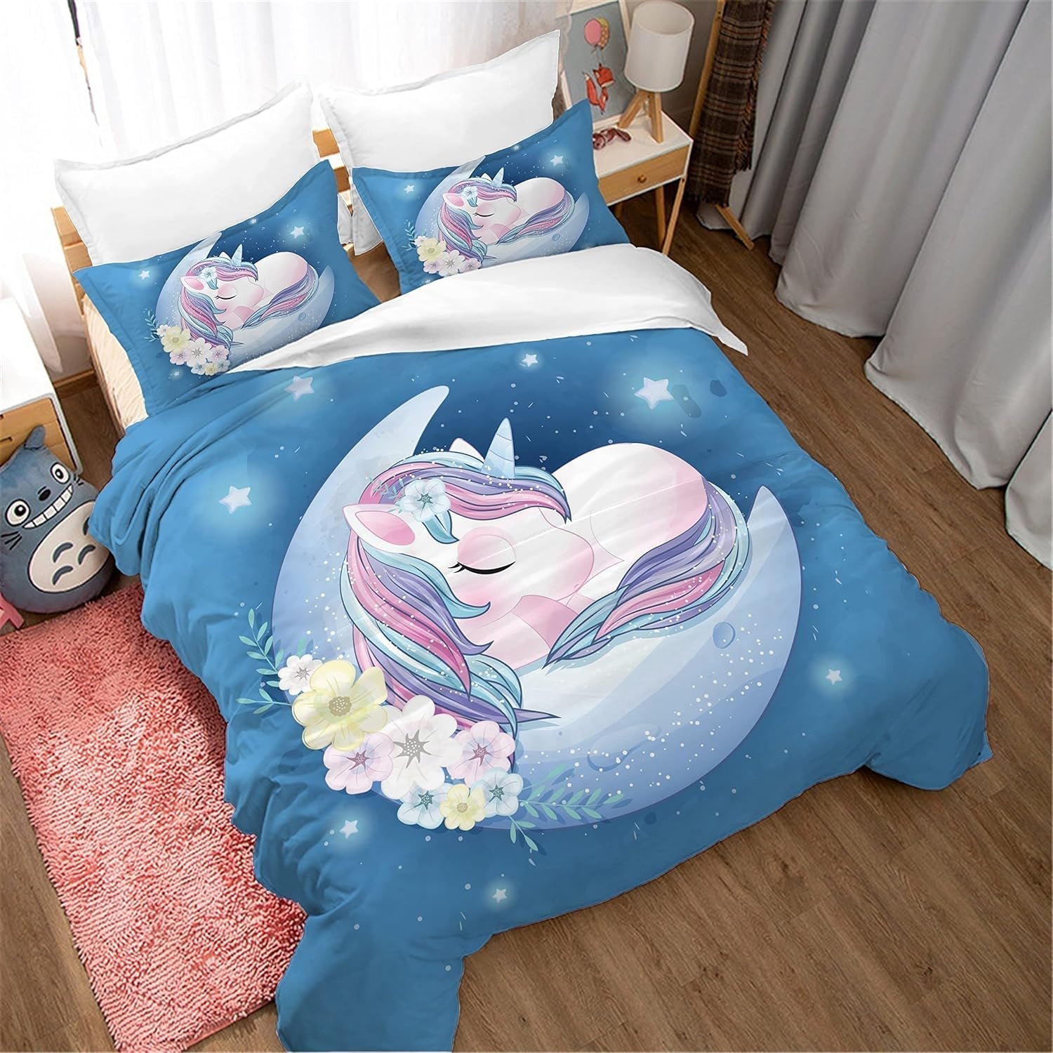 Lenjerie de pat pentru copii, Unicorn Soft, microfibre Lenjerie de pat - copii Naty Shop