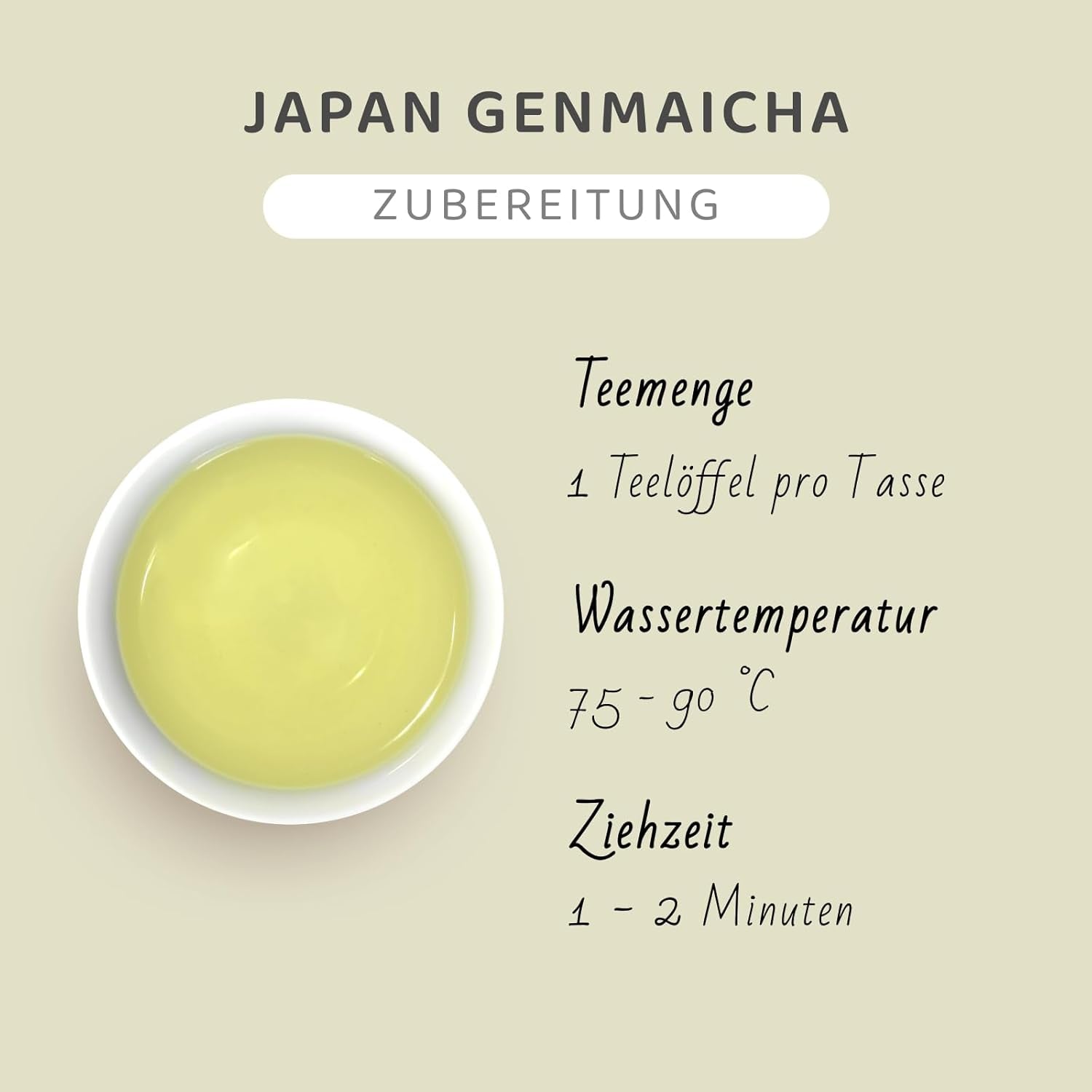 Ceai verde japonez Genmaicha cu orez prăjit, 50% Sencha din Kagoshima, ceai verde premium vrac, amestec tradițional, fără arome adăugate, 100 g | Wondertea Ceai verde japonez Genmaicha