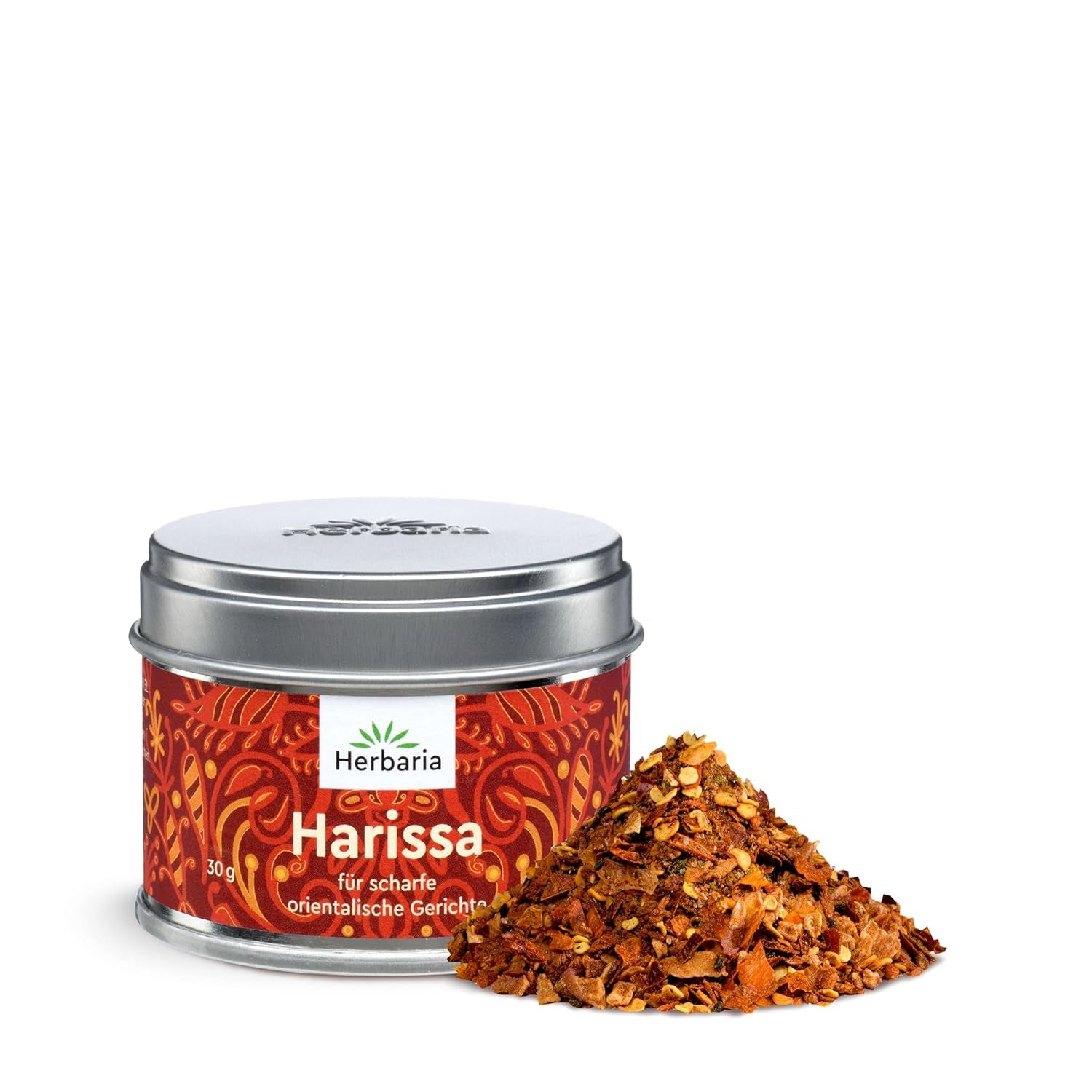 Herbaria Za'atar bio 25g S-Dose – Zaatar Gewürz, Zaatar Gewürz - orientální Organic-Gewürmischung für Gerichte der Levante Küche - mit erlesenen Ingredient - in nachhaltiger Aromaschutz-Dose
