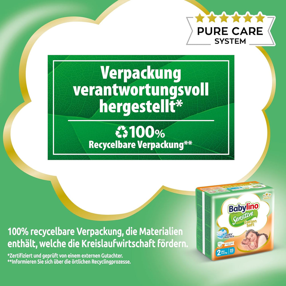 Pleny pro citlivá miminka, velikost 2, mini (3-6 kg), 192 plen