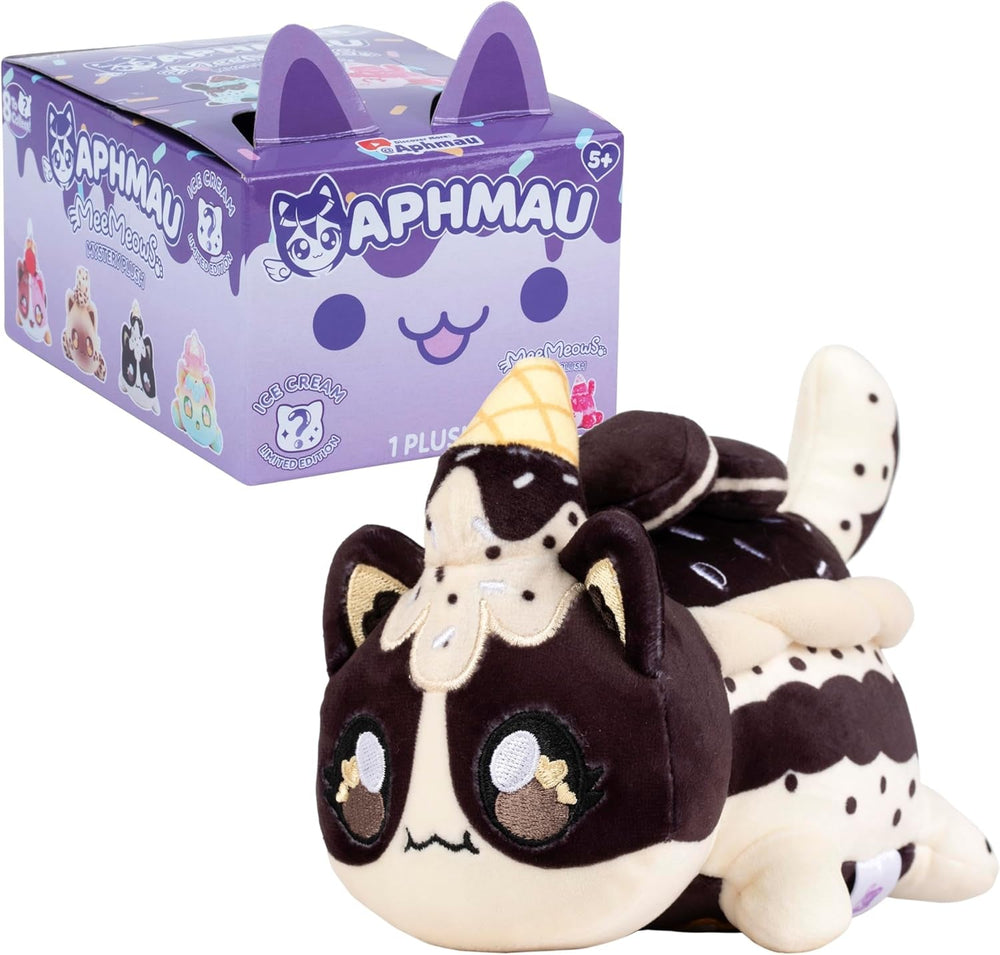 Aphmau - 15 cm Mystery Meemeows Plush - Ice Cream Akční figurky Naty Shop