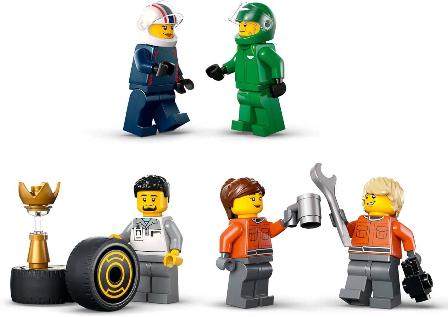 LEGO City F1 Transporter se závodními auty F1 RB20 a AMR24 - Transportér autíček pro týmy Red Bull a Aston Martin Formule 1 - vč. 5 minifigurek – dárek pro chlapce a dívky od 8 let 60445 Stavebnice Besuche den LEGO-Store