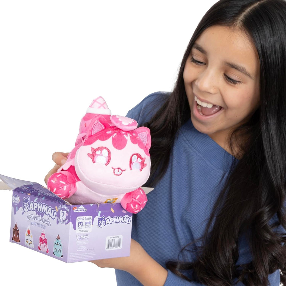 Aphmau - 15 cm Mystery Meemeows Plush - Ice Cream Akční figurky Naty Shop