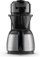 Espressor cu filtru și pad PHILIPS Senseo Switch, tehnologie de preparare 2 în 1, rezervor de apă de 1 litru, 7 căni într-o singură preparare, negru piano (HD6592/64)