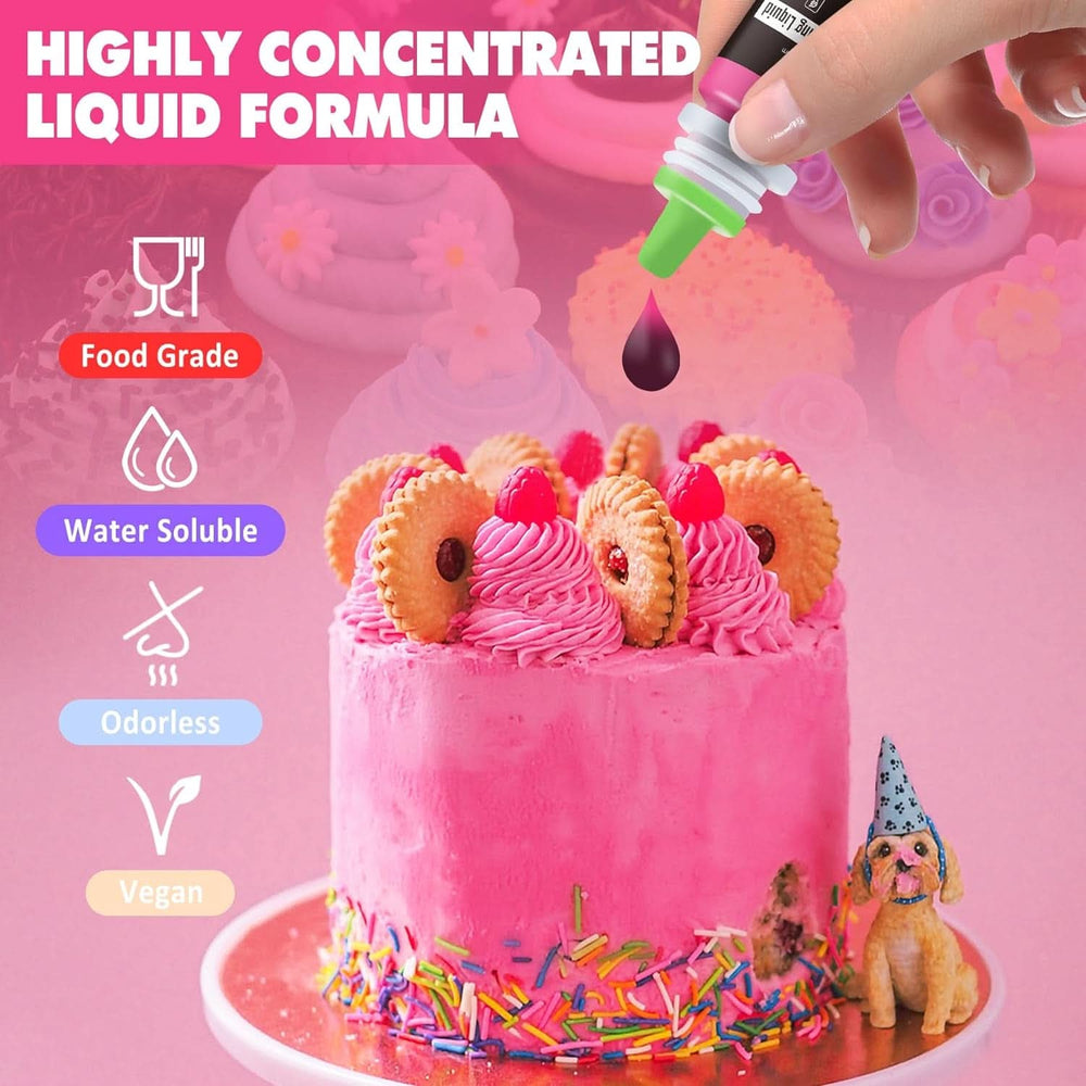 Tekuté potravinářské barvivo, 10 ml Naty Shop