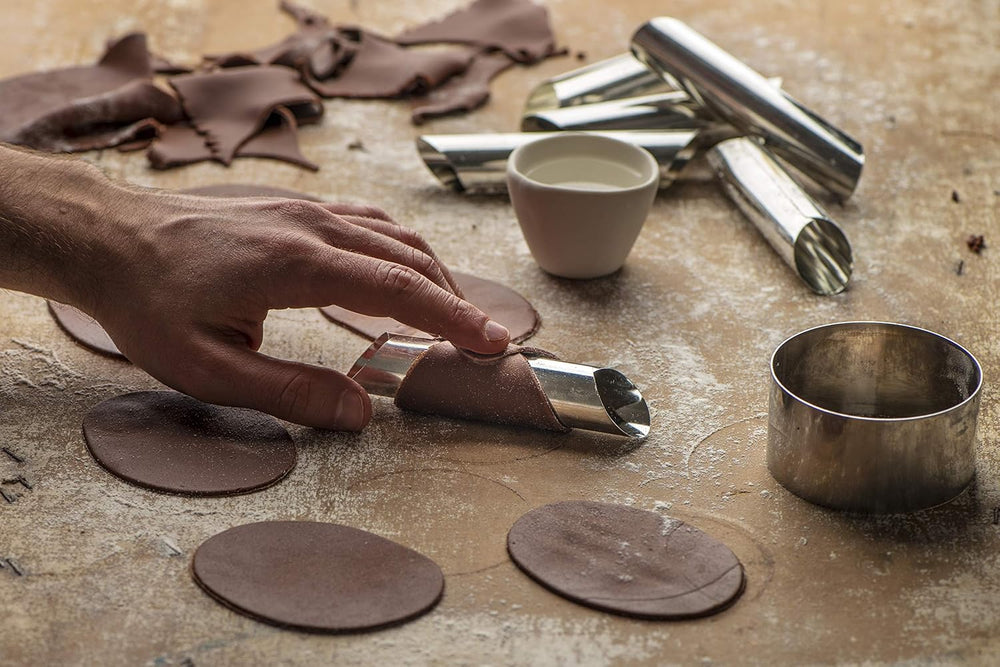 0060212 Cannoli Siciliani Metal 12x2 cm Pachet de 6