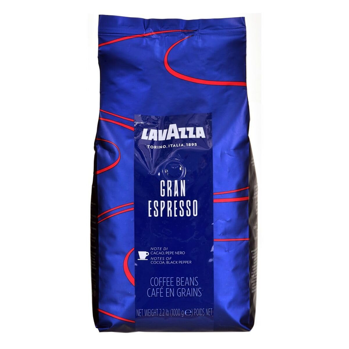 3 x Cafea Lavazza Grand Espresso, boabe întregi, 1000g