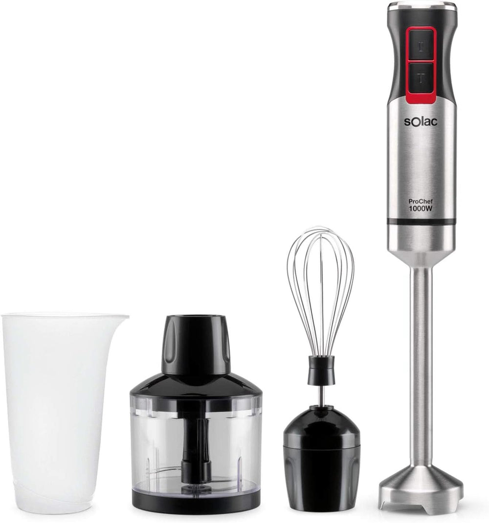 Pro Chef 1000 Standmixer, W, Edelstahl Kitchen Naty Shop 1000W | 3 Příslušenství