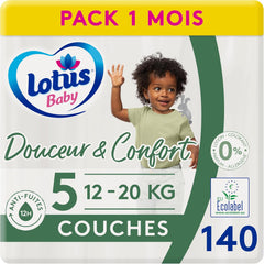 Pleny Douceur Naturelle, velikost 5 (12-20 kg), 1 měsíc, 140 plen