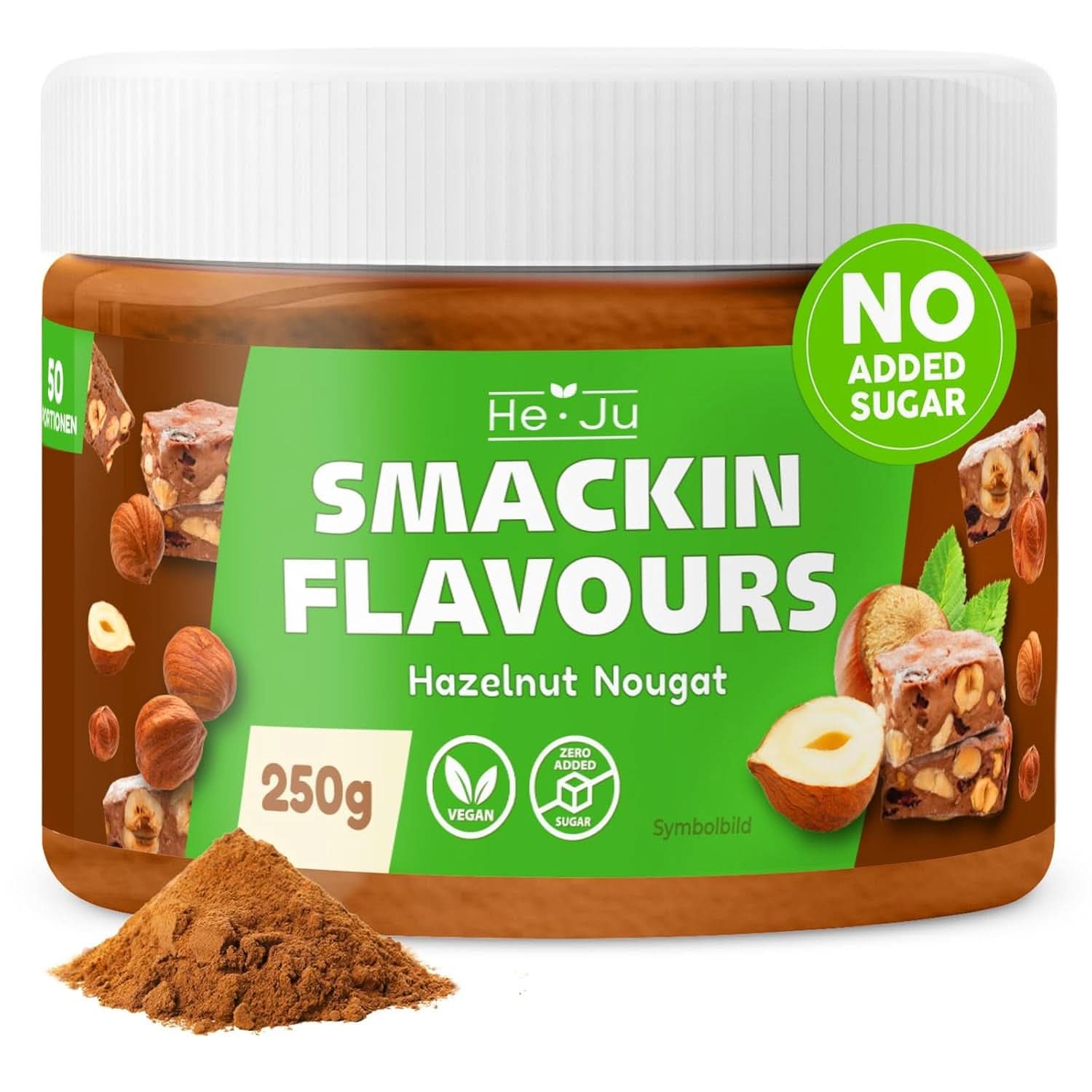 He-Ju Prášek s příchutí lískového perníku, 250 gramů Naty Shop Flavours 250G