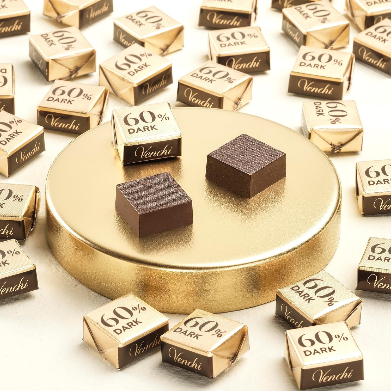 Venchi Cubotto ze 60% čisté hořké čokolády v 1kg balení - veganské, bezlepkové