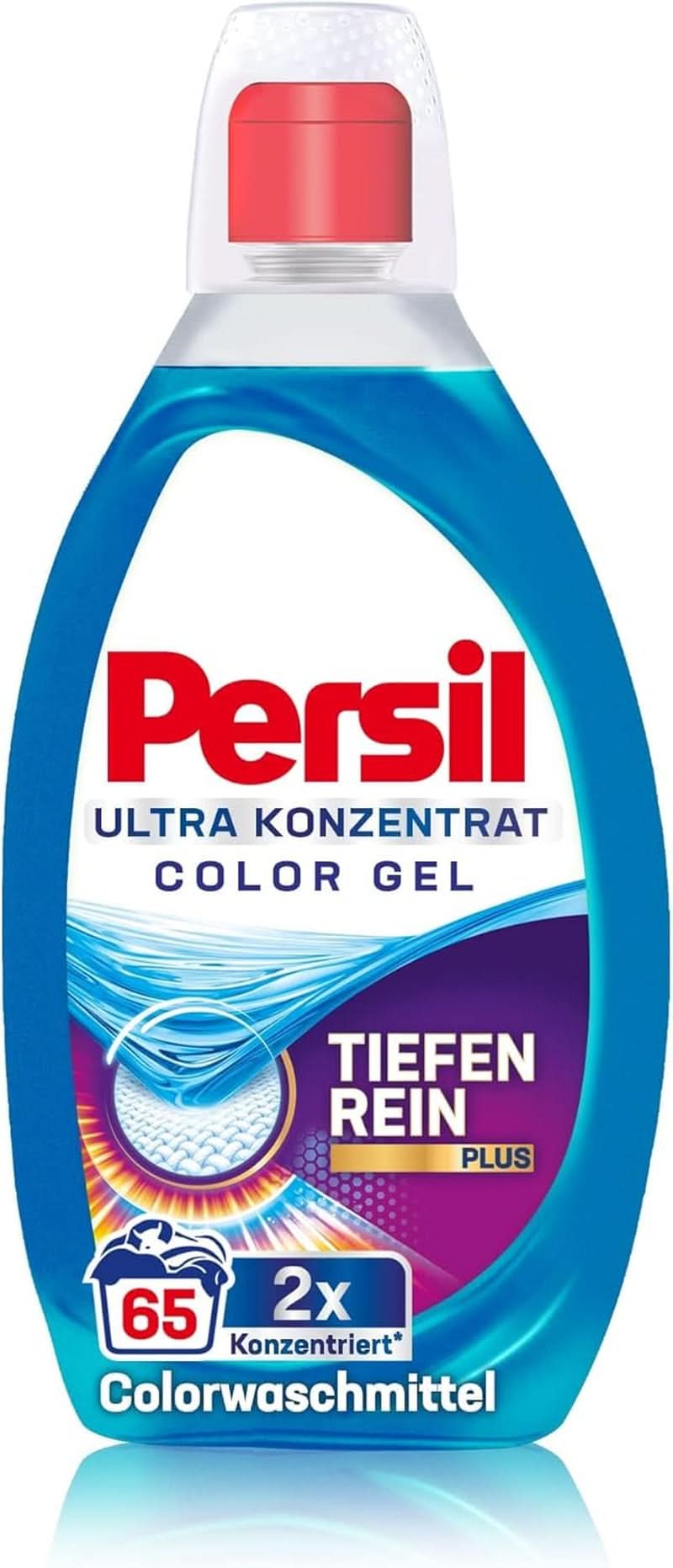 Persil Ultra Concentrate Color Detergent (2 x 65 praní), vysoce koncentrovaný tekutý prací prostředek s technologií Deep Clean Plus proti nejobtížnějším skvrnám Rufe Naty Shop Laundry Detergents