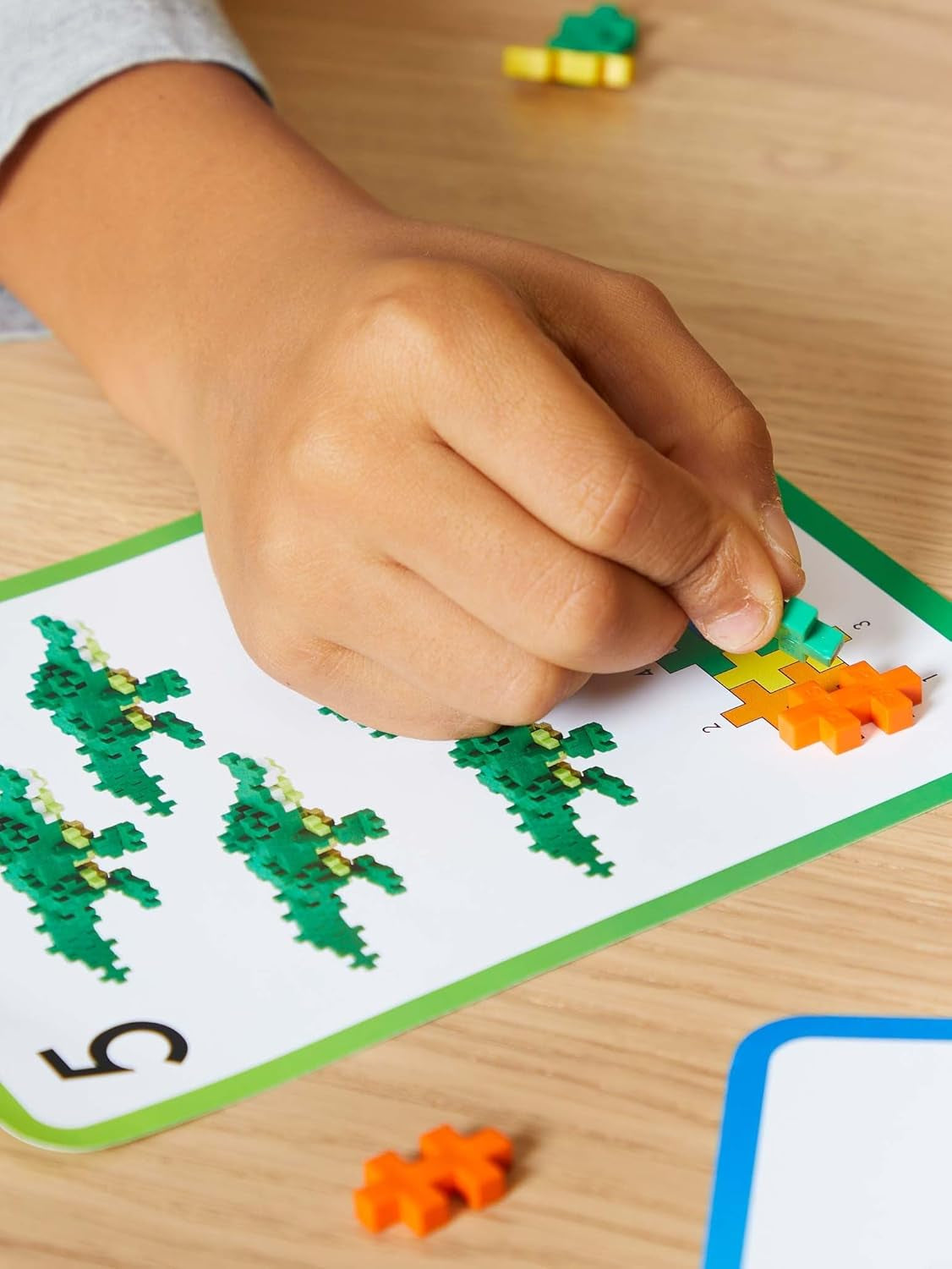 Plus-Plus 9603909 Geniales Konstruktionsspielzeug, Naučte se stavět, ABC & 123, Kreativ-Bausteine, 600 Teile