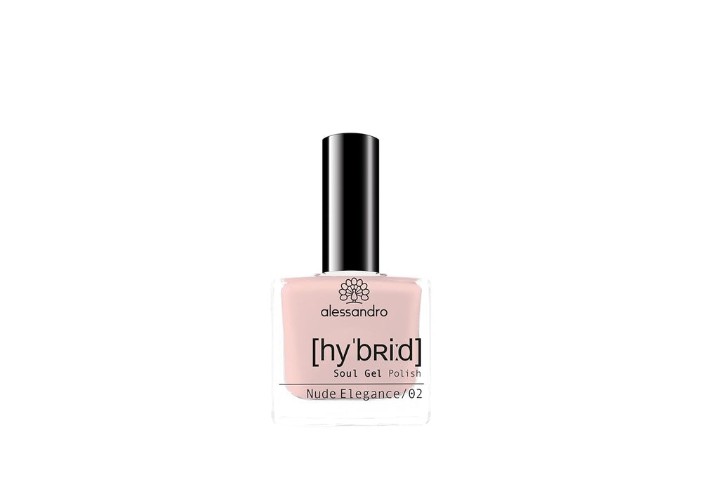 Lak na nehty Alessandro Sinful Glow HYBRID - Nude odstín - Perfektní nehty v pouhých 3 krocích, bez LED - vydrží až 10 dní! 8 ml