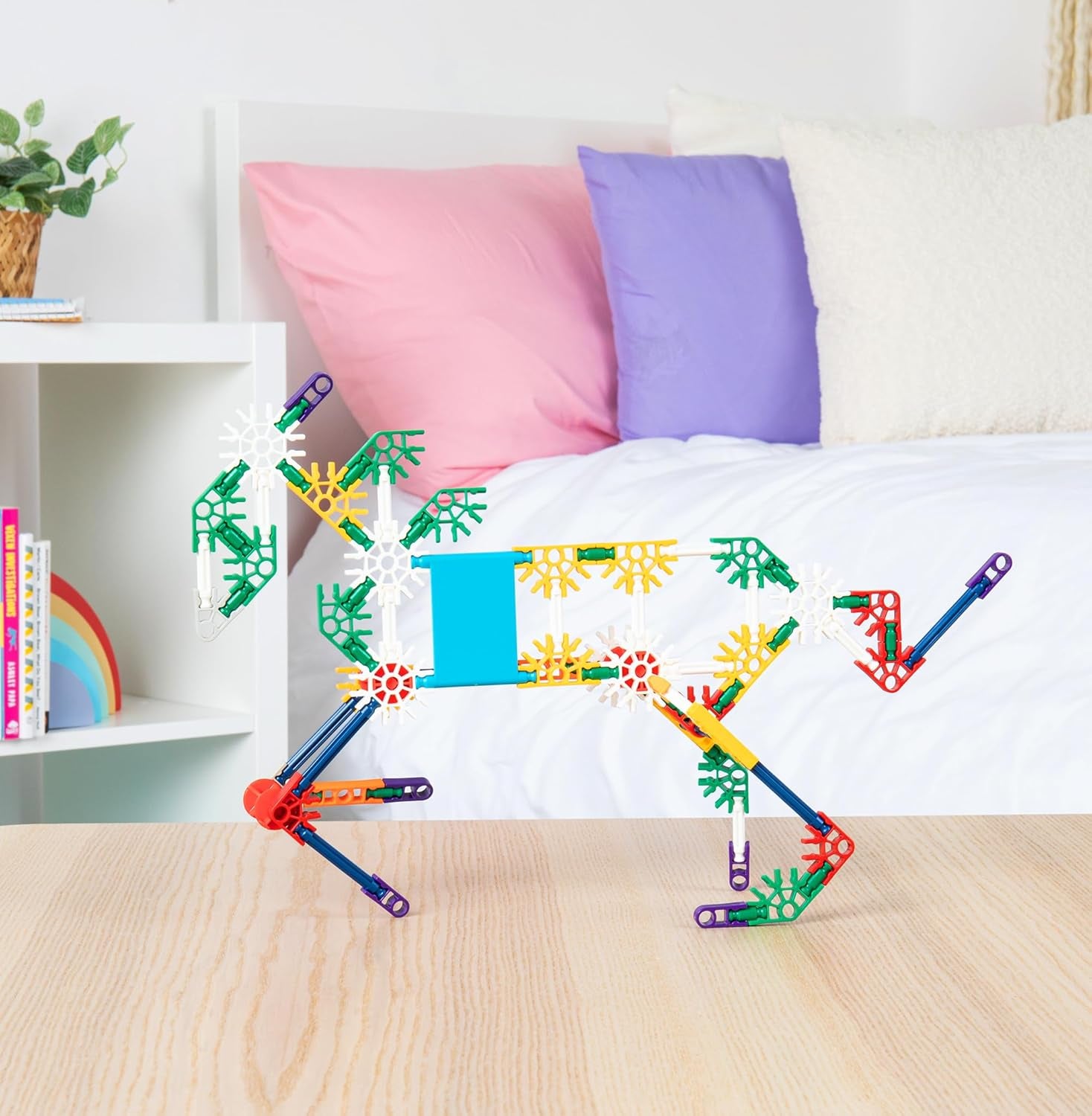 K'NEX 15210 Baukasten für Anfänger mit 40 Modelen, Lernspielzeug für Jungen und Mädchen, 141-teiliges Lernset, Konstruktionsspielzeug für Kinder, Bauspielzeug ab 5 Jahren