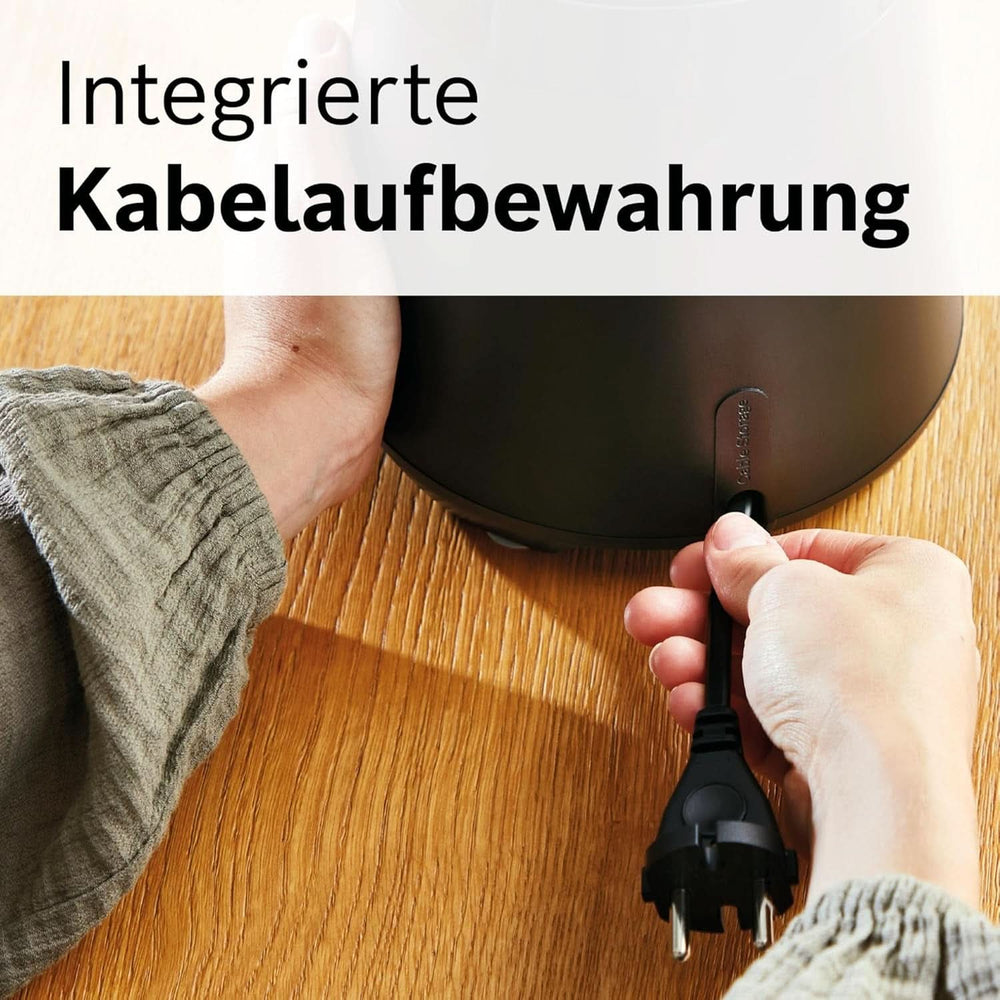 Bosch Standmixer Vitapower Serie 4 MMB6141B, Hochwertige Edelstahl-Klingen, 1,5L Tritan-Mixbehälter, Spülmaschinengeeignete Teile, 30 000 U/Min, 1200 W, Schwarz Kitchen Naty Shop