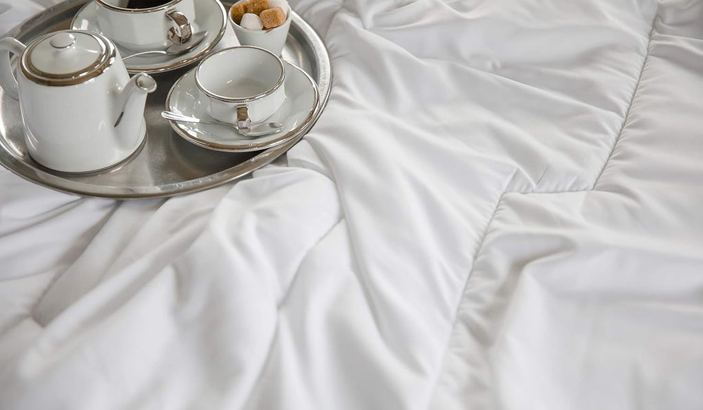 COLAS NORMAND Plapumă antiacarieni și antibacteriană, ușoară, 200 X 200 cm, efect de lungă durată, igienă perfectă, microfibră, moale și confortabilă, lavabilă, franceză, albă 53130248 Plapumi si pilote Naty Shop