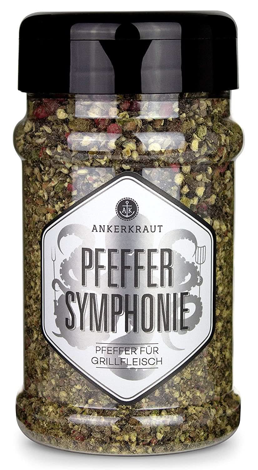 Ankerkraut Symphonie, pepřová směs pro dochucení vůní a chutí, 140 gramů Naty Shop Spices Ground 160 gramů