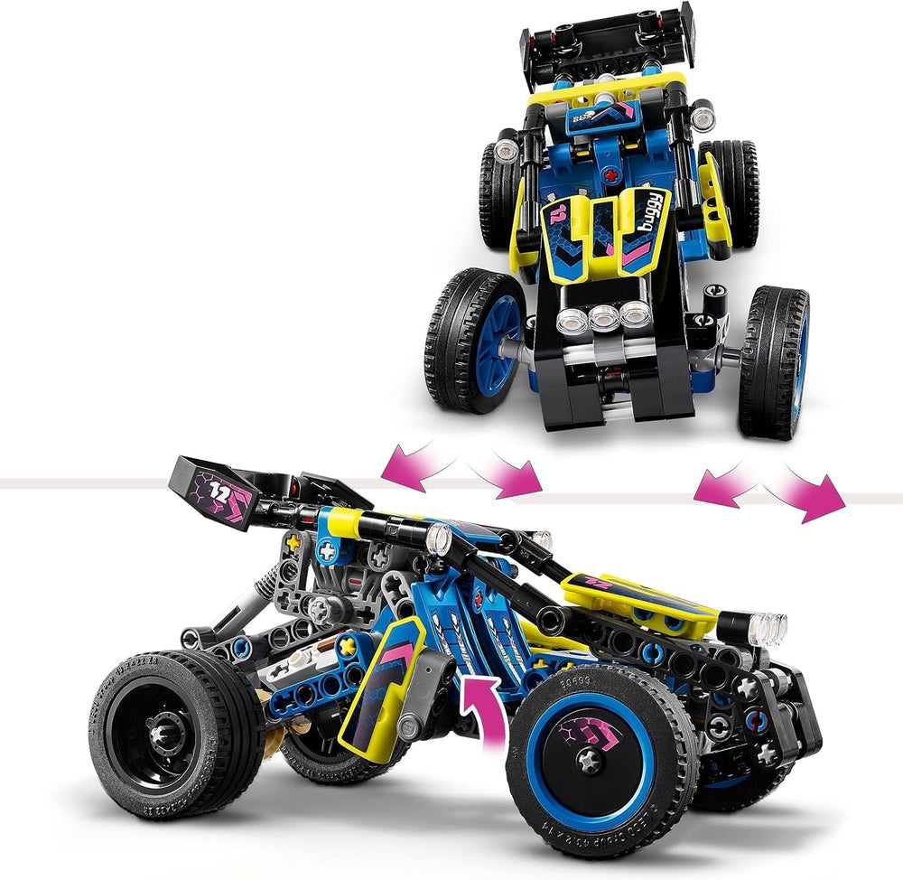 LEGO Technic Offroad Racing Buggy Auto Hračka pro děti Stavebnice Buggy Racing Car Dárek pro chlapce a dívky 8 let starý Rally Car Model 42164 Stavebnice Besuche den LEGO-Store