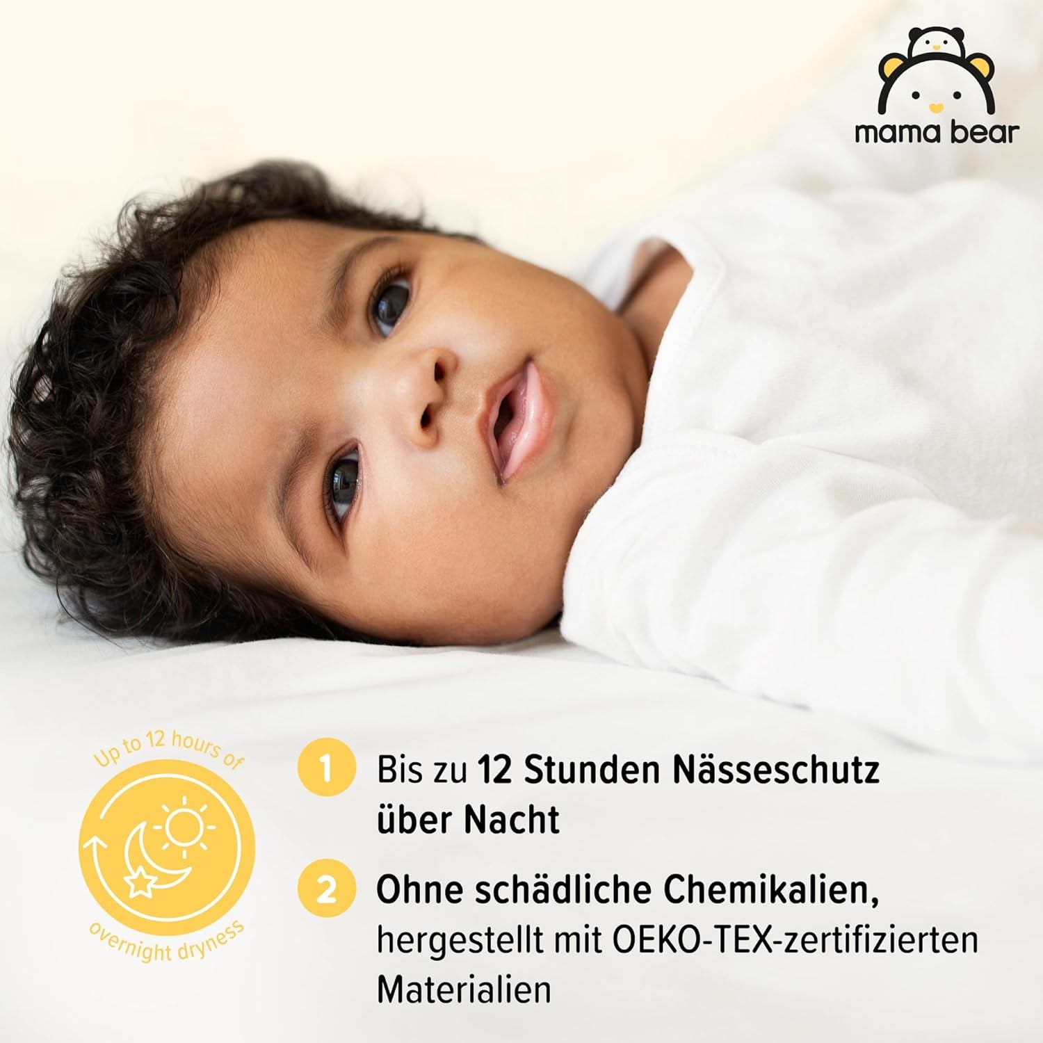 Značka Amazon: Mama Bear Disney Velikost 6 (15+ kg) – měsíční balení, bílá, 120 kusů (2 balení po 60)