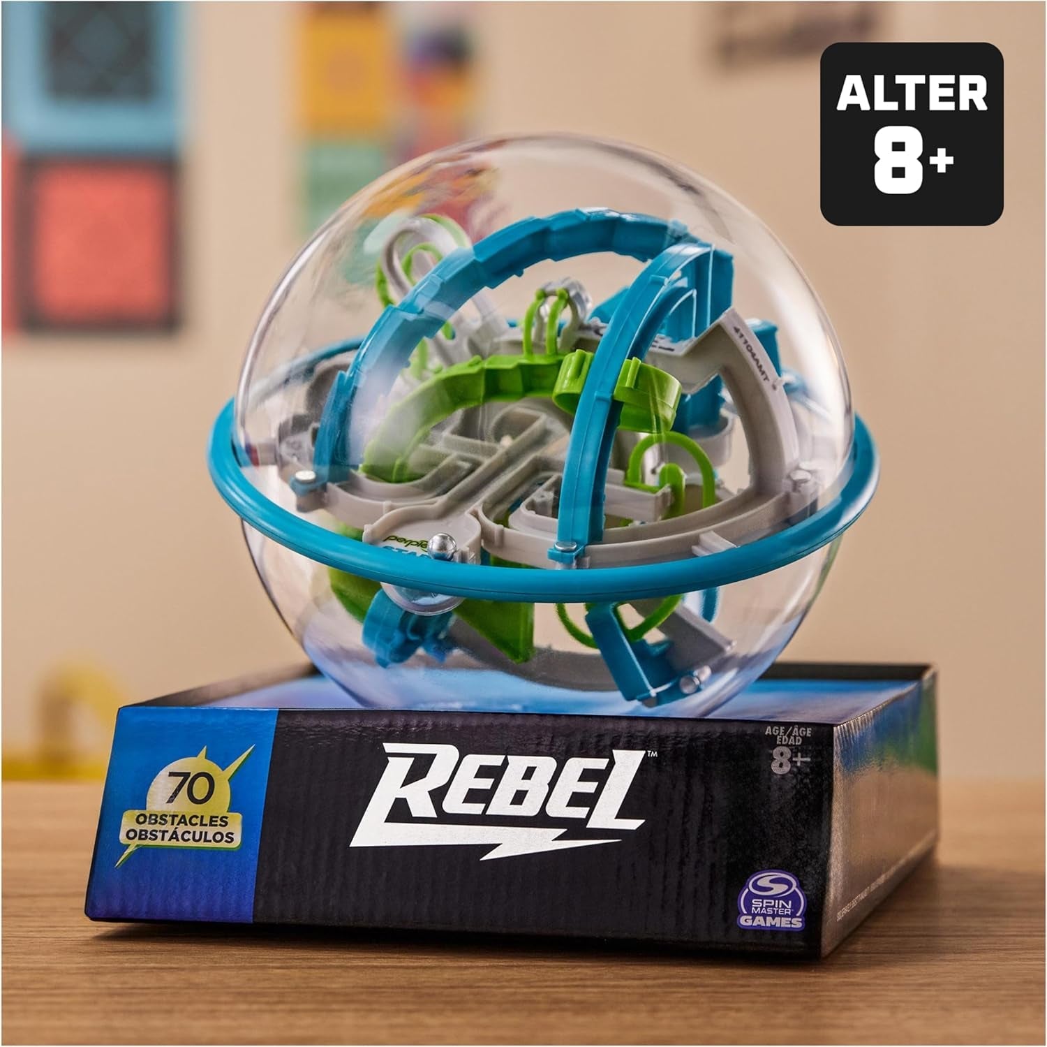 Spin Master Games Perplexus Rebel, labirint 3D cu bile și 70 de obstacole - pentru fanii Perplexus îndemânatici, cu vârsta de 6 ani și peste