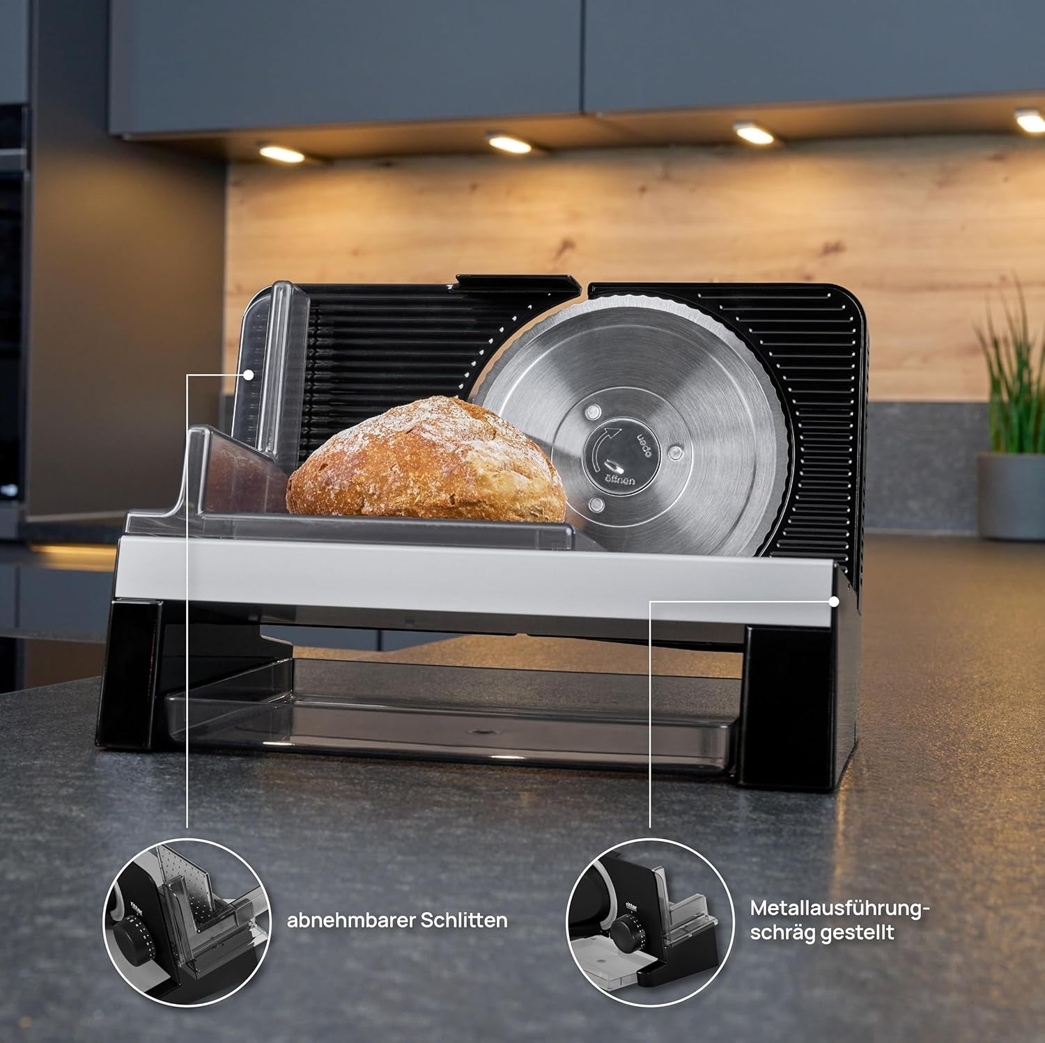 Ritter E 16 Duo plus Multifunkční elektrický stroj na krájení a řezání kovu s ekologickým motorem, vyrobený v Německu Drtiče a kráječe Naty Shop