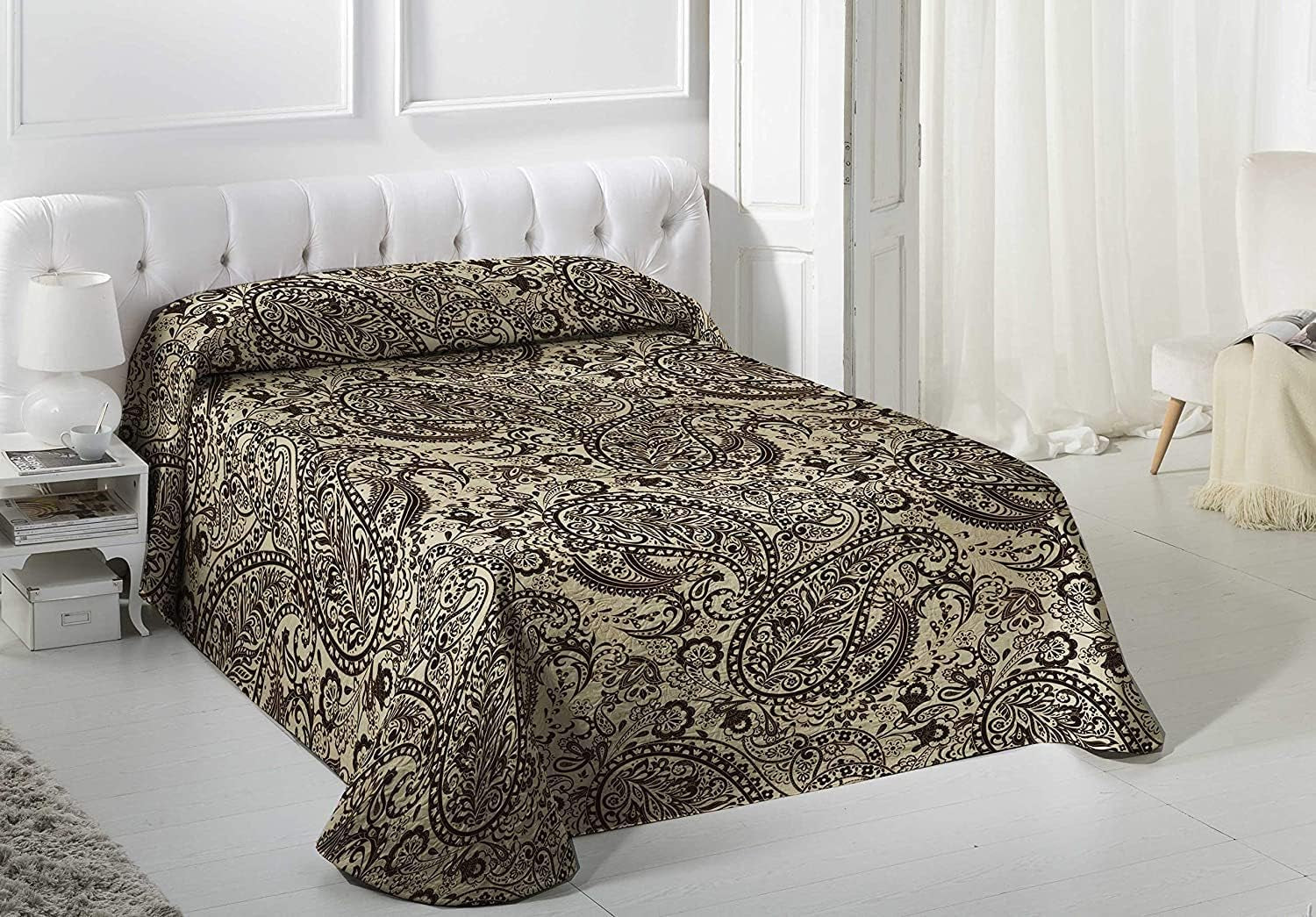 VIALMAN Lehká deka Sofia 29, Bavlna Polyester, Hnědá, Cama 135: 230 X 270 cm Postele a přikrývky Besuche den VIALMAN-Store