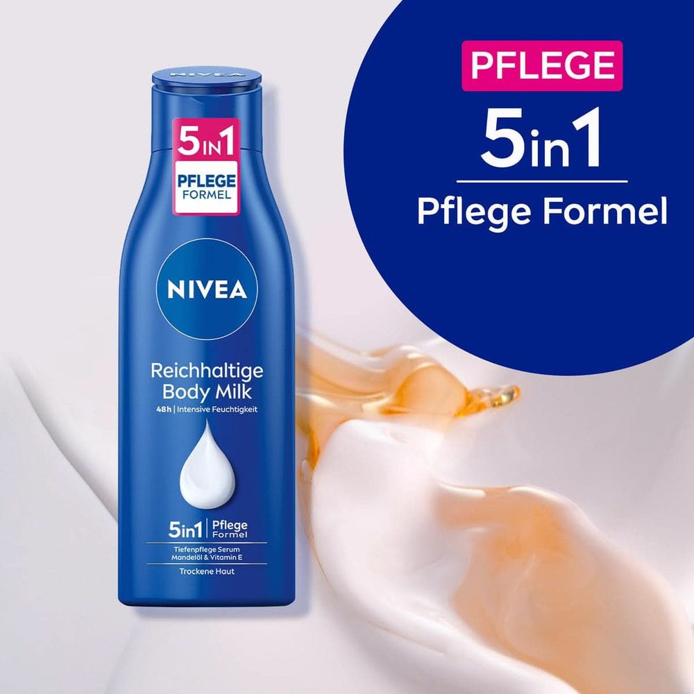 NIVEA Bohaté tělové mléko, 250 ml Kosmetika a kosmetika Naty Shop