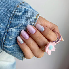 UV lak na nehty Semilac Hybrid 240 Icy Waterfall 7ml, kolekce Seaqueen