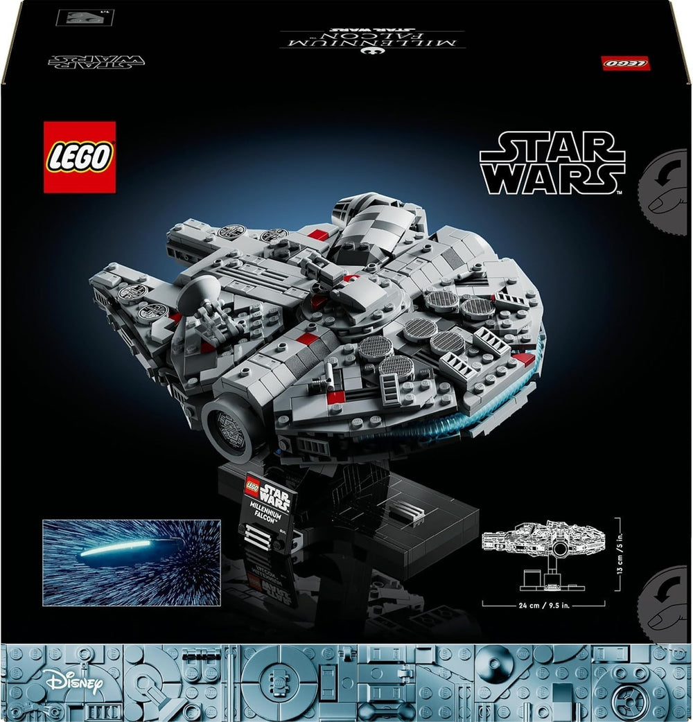 Sada LEGO Star Wars Millennium Falcon k 25. výročí pro dospělé Sestavitelná loď Nová naděje Sběratelská sada modelů vesmírné lodi Dárky pro muže Ženy 75375 Stavebnice Besuche den LEGO-Store