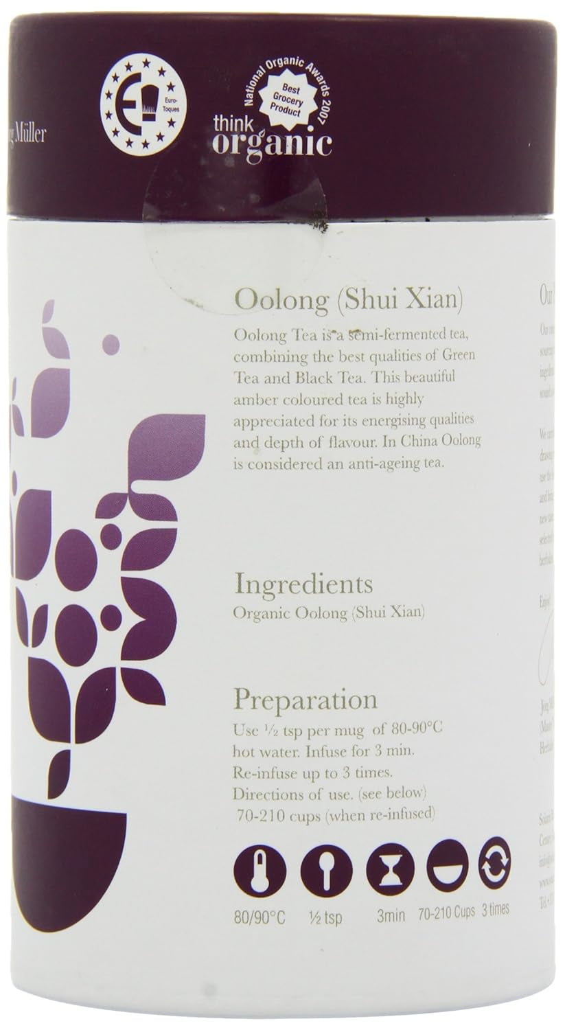 Oolong organic (Shui Xian), pachet de 1 (1 x 75 g)
