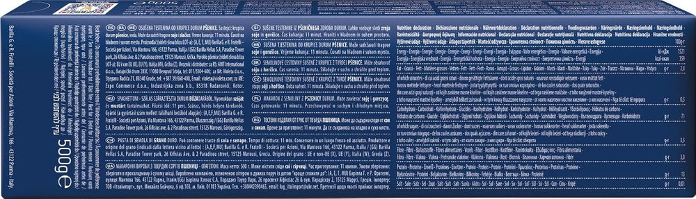 Barilla Classic Spaghetti No. 7 těstoviny z tvrdé pšenice, vždy al dente (1 x 500 g)