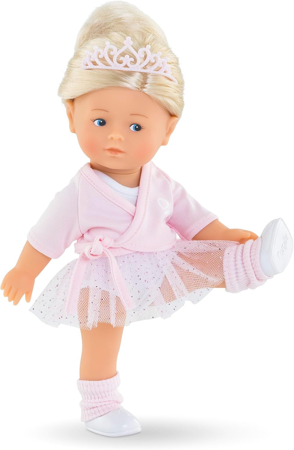 Sada Les Trends Mini Corolline Rosy Ballerina, Vollvinylpuppe s langem Haar, extra outfit v Geschenkbox, Vanilleduft, 20 cm, ab 3 Jahren