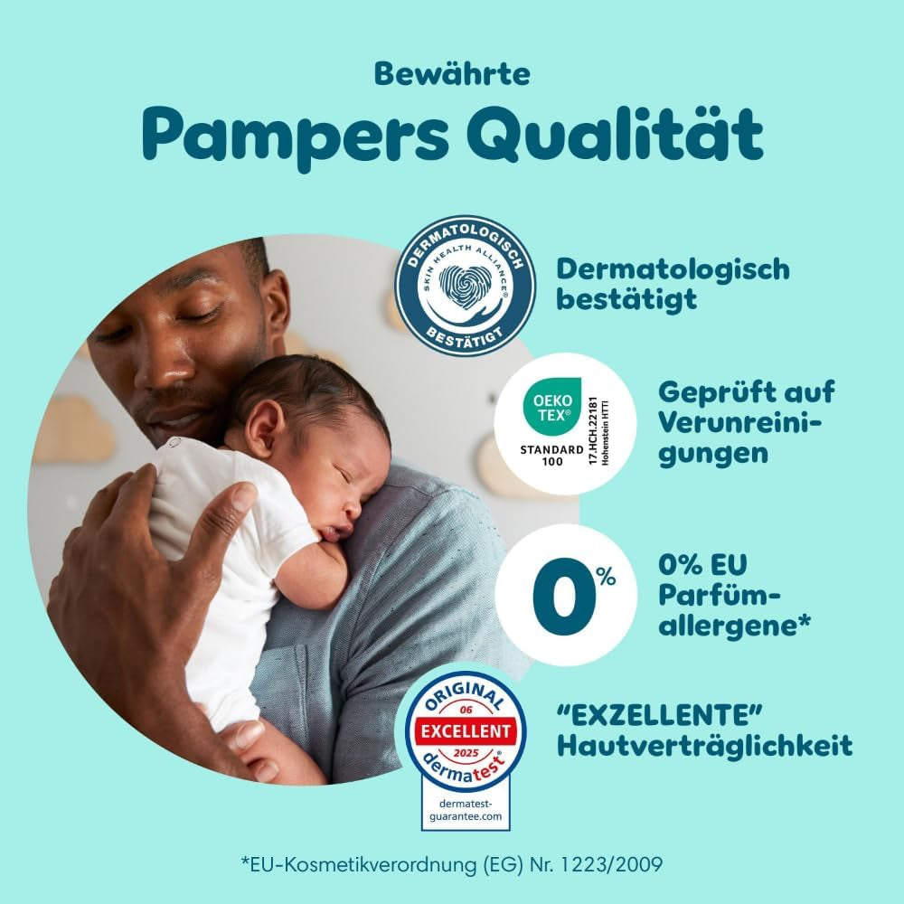 Pampers Premium Protection Pants velikost 5, 144 plen, 11 kg - 17 kg, s 360° nastavením a měkkými manžetami proti vytečení pro optimální pohodlí a ochranu