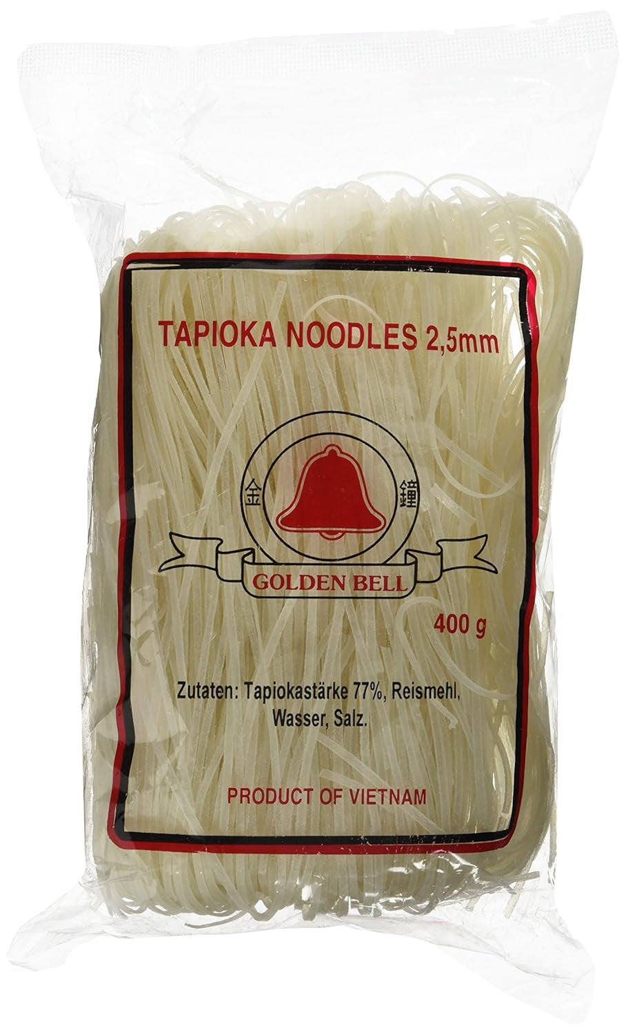 Rýžové nudle s tapiokou 2,5 mm (Huû tieáu nam vang) (1 x 400 g)