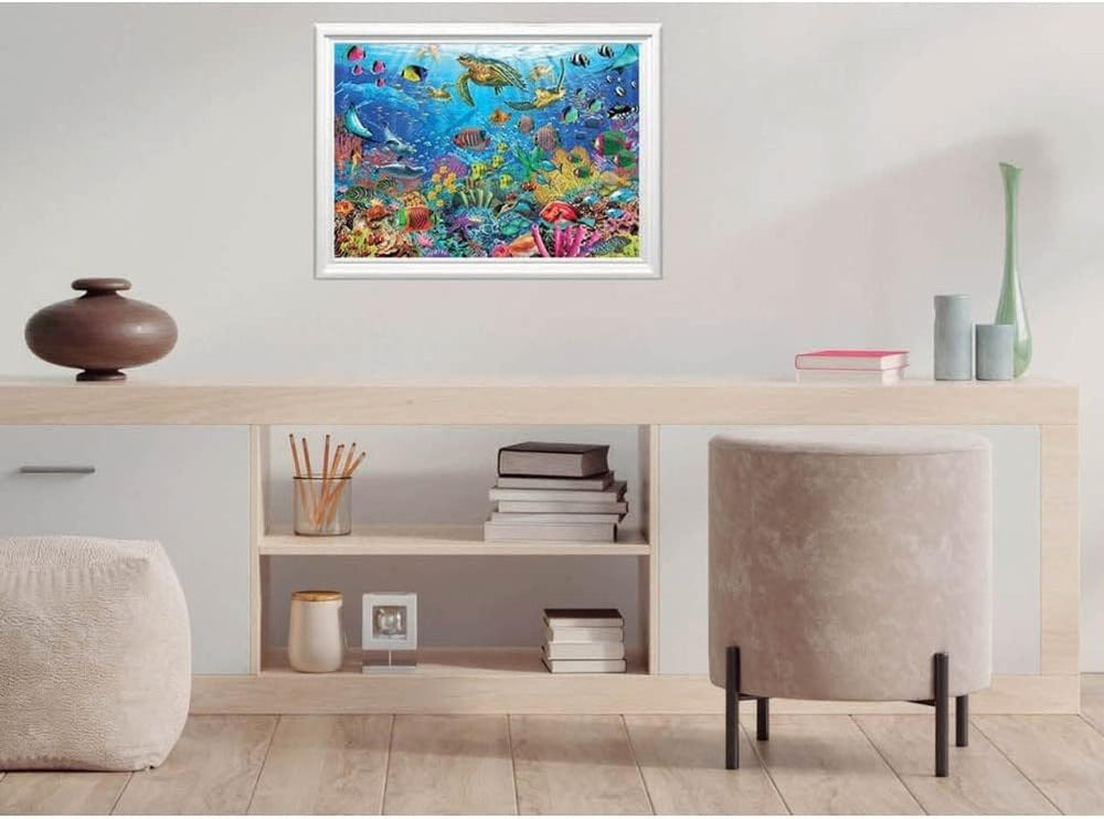 Educa - Puzzle 1000 piese pentru adulti | Lumea subacvatica, puzzle 1000 piese pentru adulti si copii de la 14 ani, animale marine, puzzle natura (19266) Puzzle Naty Shop