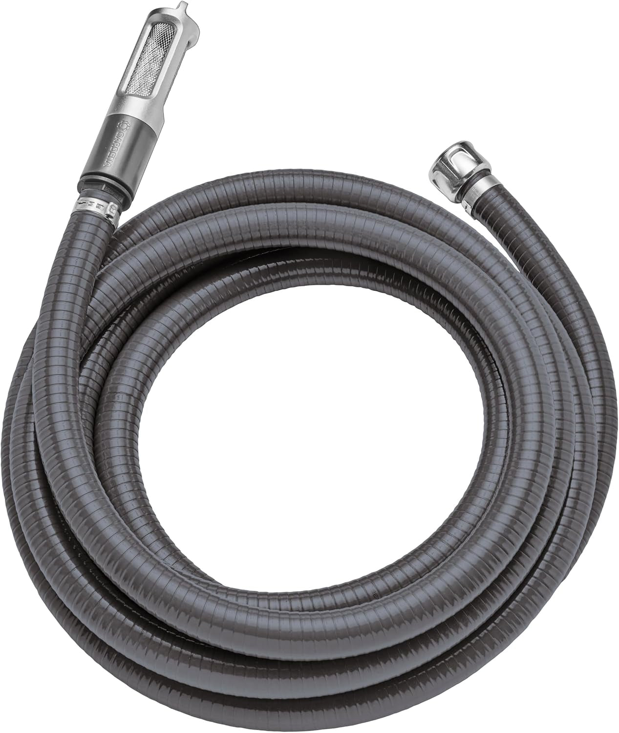 Set de aspirare Gardena cu furtun de aspirare de 7 m, conexiune robustă, dispozitiv de blocare a refluxului, durabil și fiabil (09091-20)