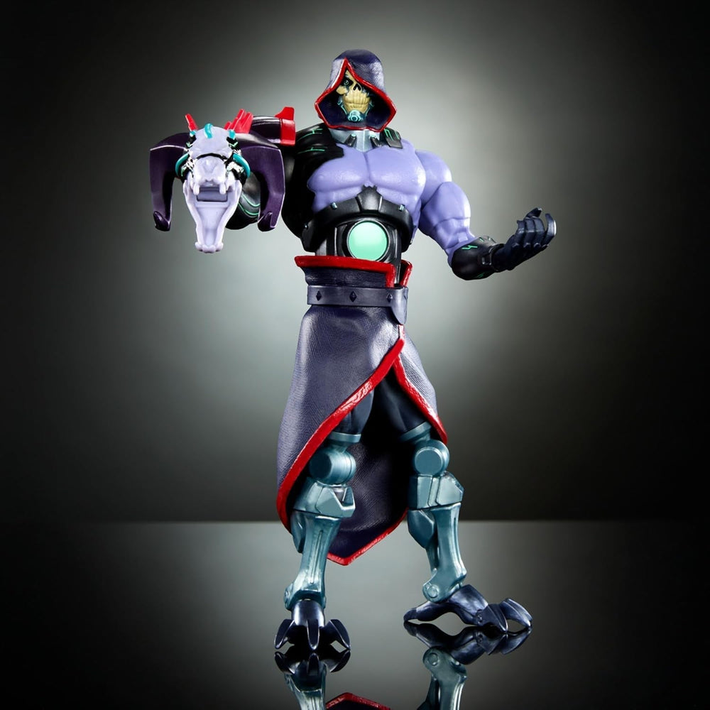 Masters of the Universe: Revolution Masterverse Skeletor Action Figure, figurină de colecție cu 30 de puncte de mișcare și braț robotic mobil, Motu Toy, HYC46 Action figures Naty Shop