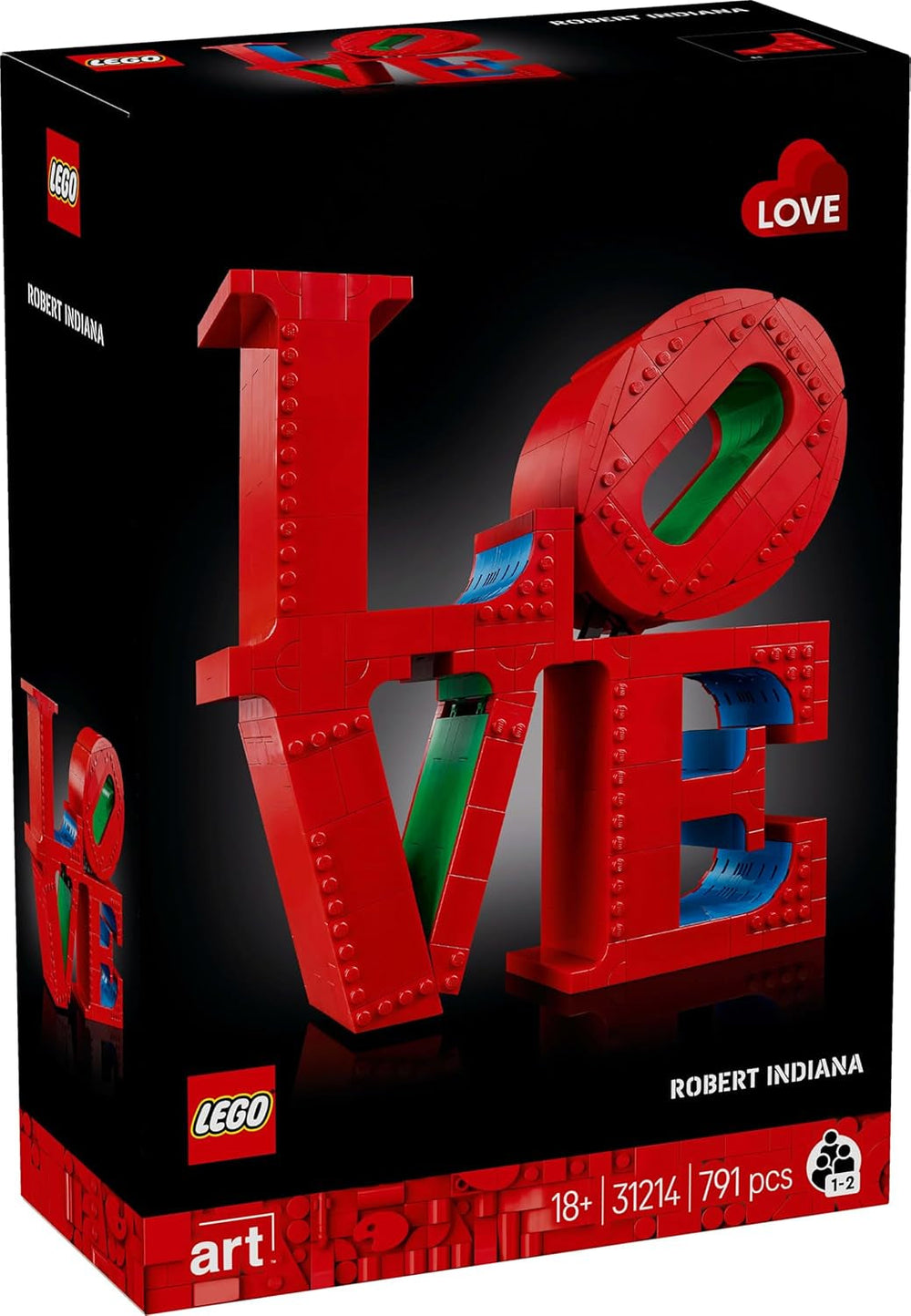 Stavebnice LEGO Art Love pro dospělé Domácí dekorace Dárek k Valentýnu a ke Dni matek pro ženy a muže Kreativní činnost pro milovníky umění a designu 31214 Stavebnice Besuche den LEGO-Store
