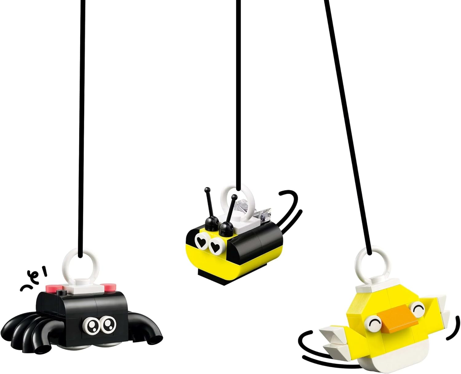 LEGO Classic Creative Fun Box, Barevné stavebnice pro nápadité hraní rolí, Stavebnice pro začátečníky, Hračky pro dívky a chlapce od 5 let, Přestavitelné modely 11042 Stavebnic Besuche den LEGO-Store