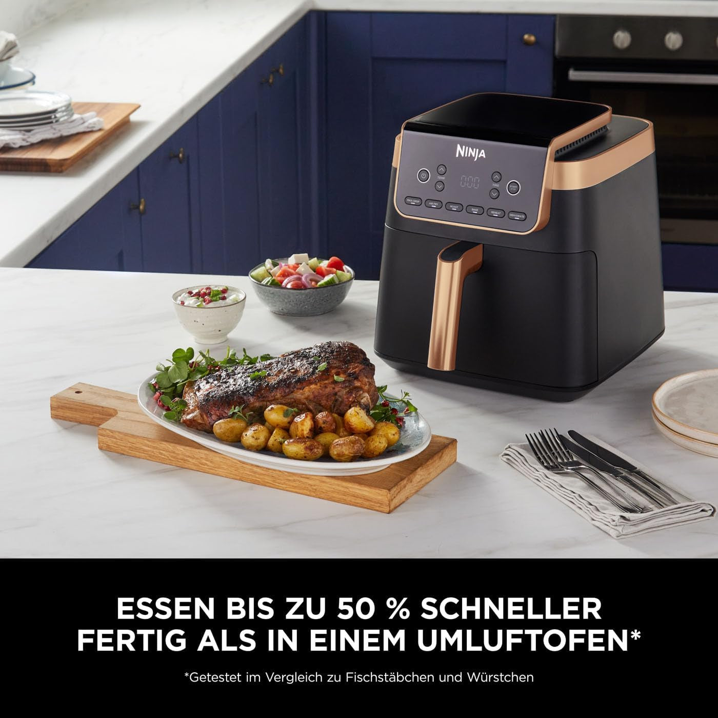 Fritéza Ninja Air Fryer MAX PRO AF180EUCP, 6,2 litru, bezolejová zařízení Naty Shop Appliances