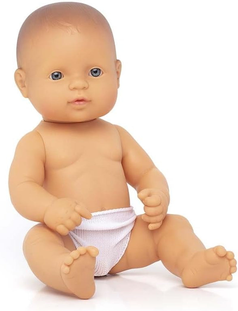 Miniland 31037 - Baby Südamericanischer Junge Tüte - ohne Unterwäsche, 32 cm