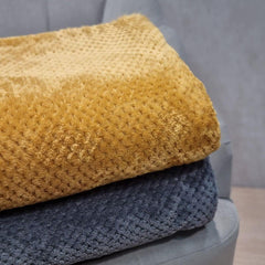 Přehoz HOMLA Noah 220 X 240 Cm - přehoz pohovka pohodlná přikrývka - heboučká a měkká - šedý polyester Postele a přikrývky Besuche den HOMLA-Store