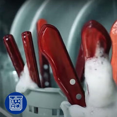 Tramontina PIZZA Besteck, 8-Tlg Set, Für 4 Personen, Rostfreier Edelstahl, Fsc-Zertifizierte Holzgriffe, Spülmaschinenfest Bucatarie Naty Shop