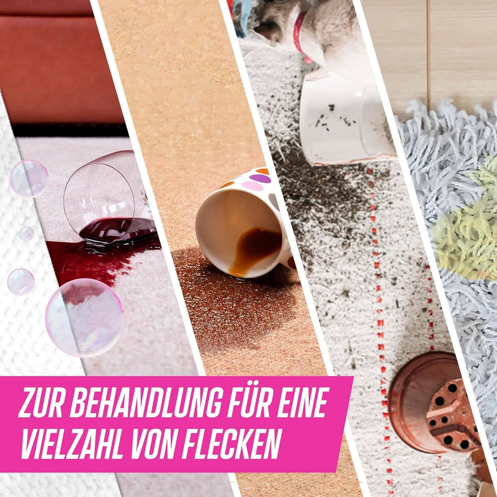 Vanish Oxi Action prášek na čištění koberců a čalounění - 1 X 820 G - Čistí velké plochy koberců a čalounění od špíny, zápachu a prachu Prací prostředky Naty Shop