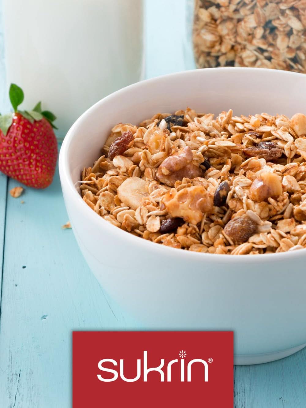 Sukrin Erythritol, přírodní alternativa cukru bez kalorií, 1 balení, 500 gramů Sladidla Naty Shop